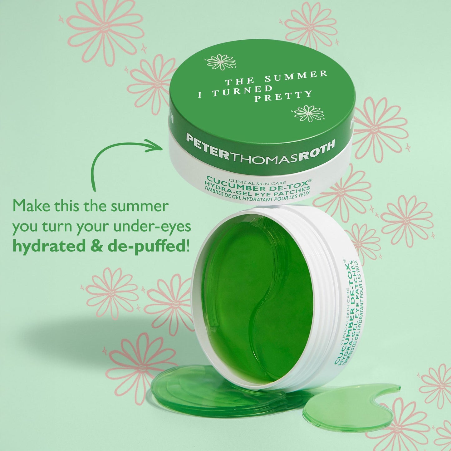 The Summer I Turned Pretty: Travel-Size Hydra-Gel Eye Patches (Cucumber De-Tox)